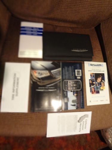 2012 chrysler town &amp; country owners manual set