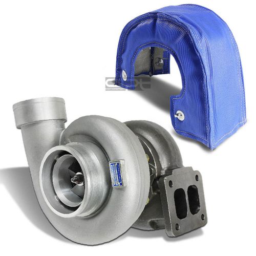 Gt45 turbocharger/turbo universal t4/t66 vband 1.05 ar 92 trim+blue hot blanket