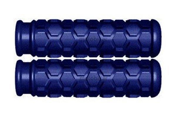 Yamaha atv grizzly 90 125 250 300 350 blue hex handlebar hand grips