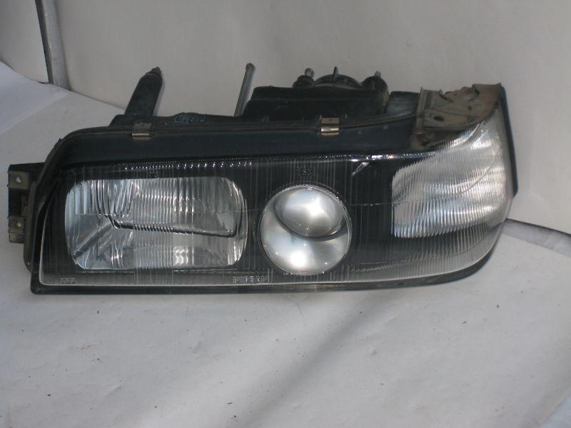 Jdm nissan skyline r31 black glass left side head light oem