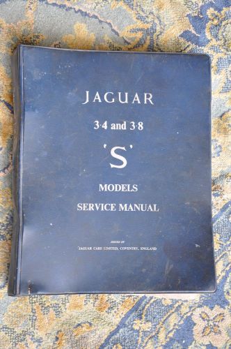 Jaguar s-type 3.4 3.8 original service repair shop manual 1963-1966