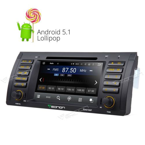 4 core android5.1 7&#034; 1 din 3g wifi car dvd player gps radio stereo for bmw e53 a