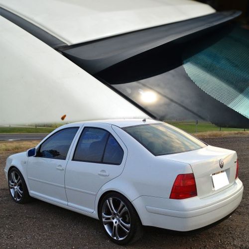 Unpainted for volkswagen jetta mk4 sedan rear window roof spoiler 99-05 k ◣