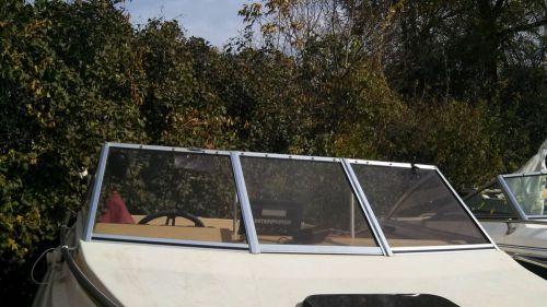 Complete windshield from a 1986 sea swirl sierra cuddy boat parting out boat