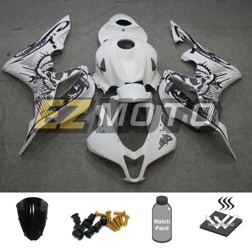 Injection fairing kit pack w/ windscreen & bolts for honda cbr600rr 2007 2008 bc