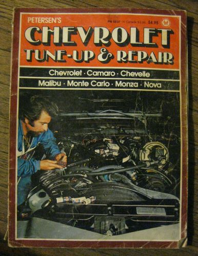 Vintage petersen&#039;s 1978 chevrolet tune-up &amp; repair manual malibu chevelle nova