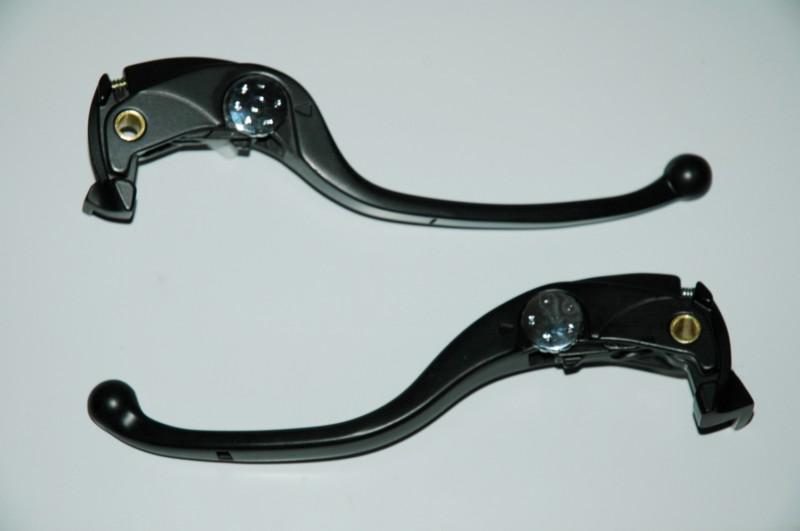 Kawasaki zx14 zx14r jet black replacement clutch and brake levers lever