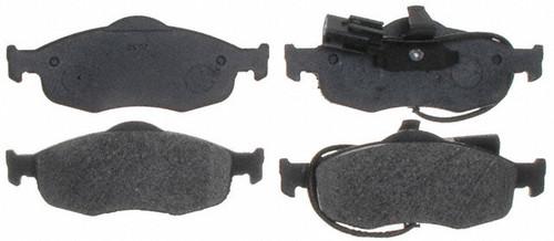 Raybestos sgd801m brake pad or shoe, front-service grade brake pad