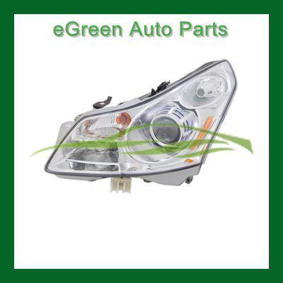 07-08 g35 sedan head light lamp assembly left driver w/o tech package