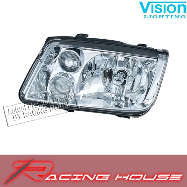 L/h headlight driver side lamp kit unit 99-02 volkswagen jetta w/fog model