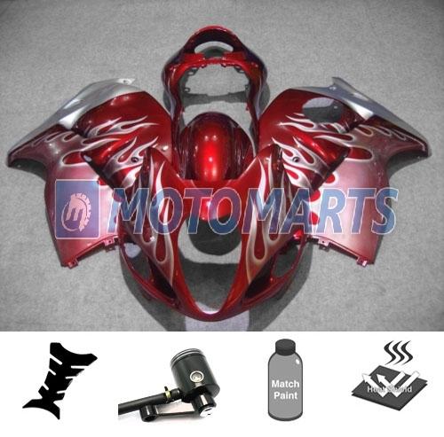 Bundle inj fairing w/ brake fluid pot for suzuki gsxr1300 99 00 01 02 03-07 eab