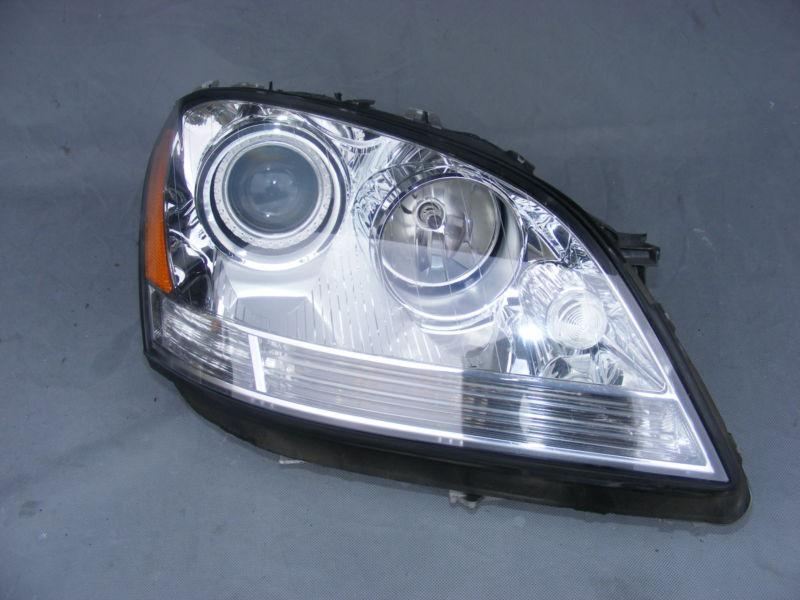 Mercedes benz ml 350 right bi-xenon headlight with afs, oem year 06-08 complete