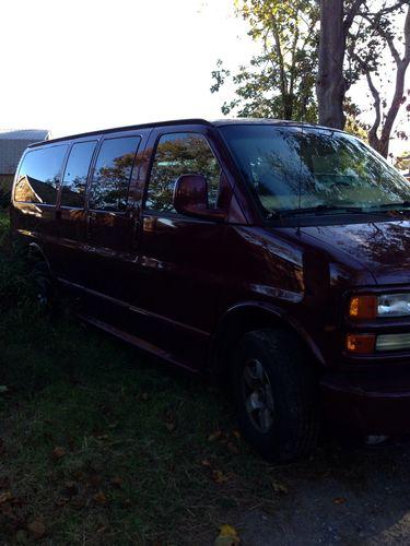 2002 chevrolet custom passenger express van