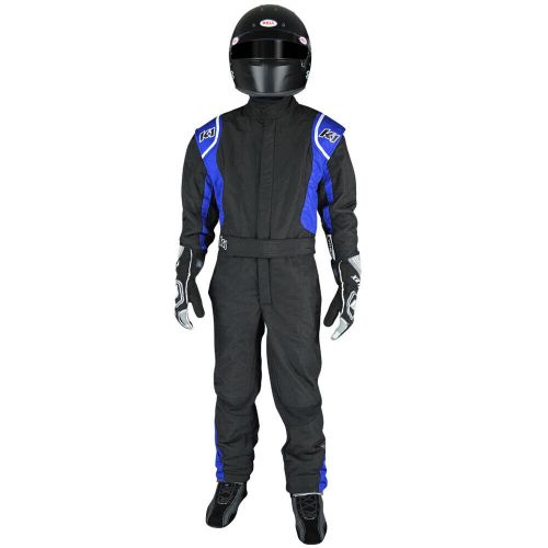 K1 racegear    20 pry nb 2xs    suit precision ii 2x  small black blue