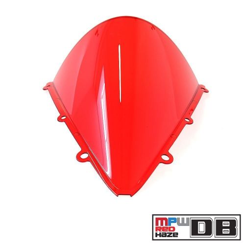 Mpw double bubble windshield screen red for aprilia rs 50 2011-2021