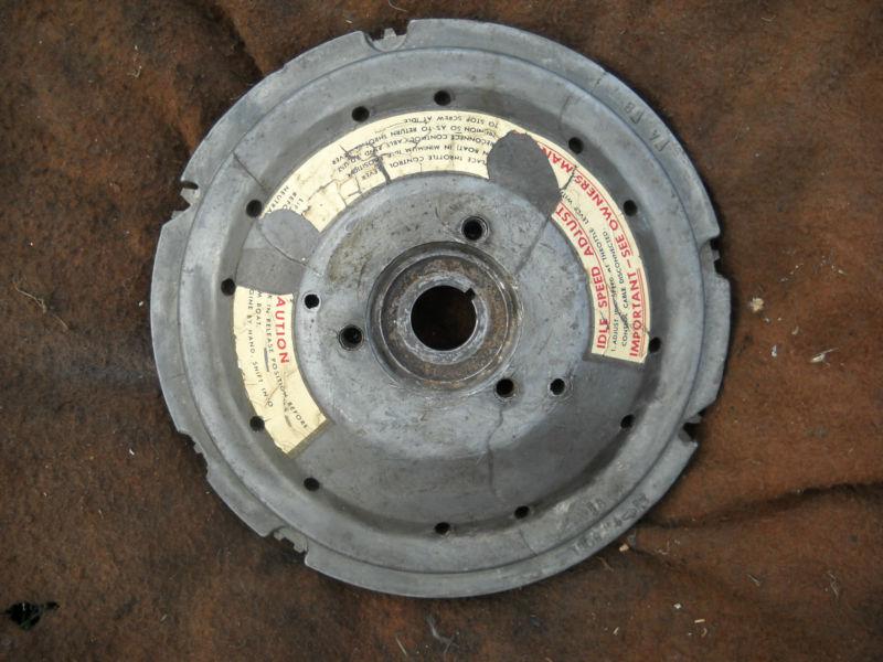 Johnson evinrude omc outboard motor flywheel 1969 55 three cylinder