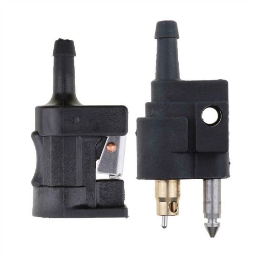 Fuel line connector for outboard motor engine kit male &amp; female plastic✅