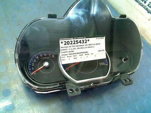 2012 hyundai i10 (f5) hatchback 1.1i 12v (g4hg5) speedometer 940130x530-