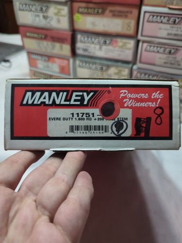 Manley 11751-8 1.600&#034; small block chevy +200 severe duty exhaust valves set of 8