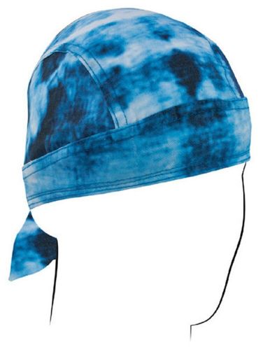 Zan headgear road hog flydannas 100% heavyweight cotton blue tie dye