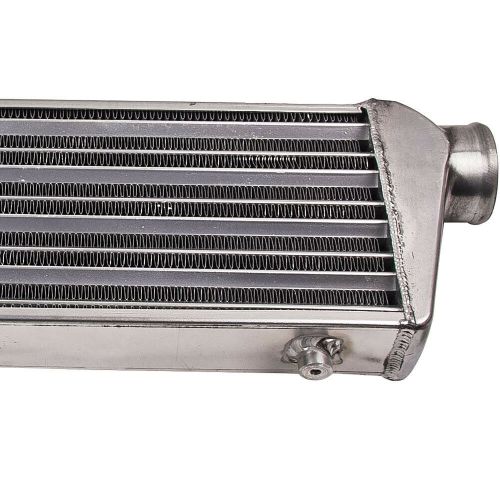 Universal turbo front mount aluminum intercooler 27&#039;&#039; x 7&#039;&#039; x2.5&#039;&#039; tube &amp; fin