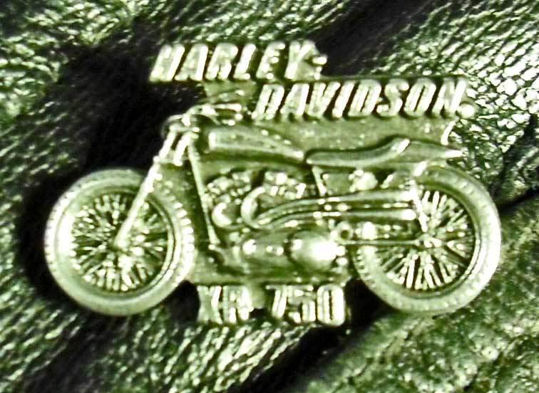 Xr 750 harley davidson motorcycle motor cross biker jacket vest pin 1032