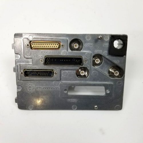 Garmin gns-530w gps backplate w/ connectors p/n 011-00671-00