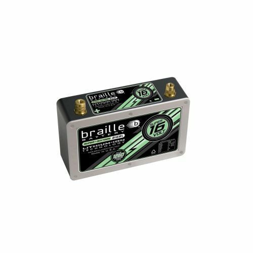 Braille auto battery b168l battery 16 v starting 2,325 pulse cranking amps each