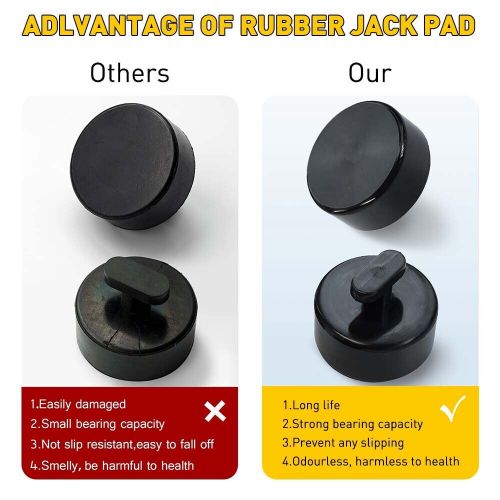 Rubber jacking lift pad puck kit for chevrolet corvette c5 c6 c7 gs z06 z51 c8 v