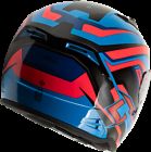 Gmax ff-18 drift full face helmet (black/blue/red, x-small)