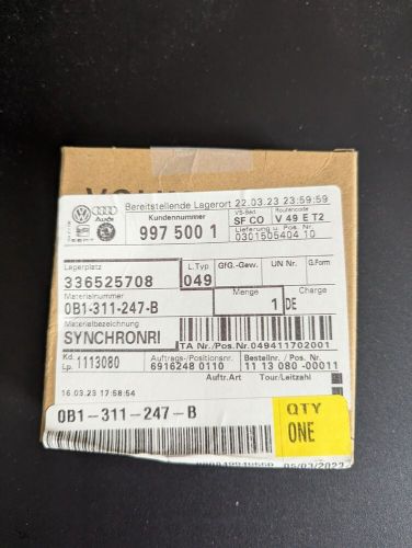 Oem volkswagen/porsche/audi 2nd gear synchronizer ring