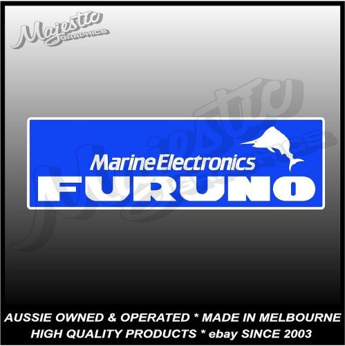 Furuno - marine electronics - 210mm x 65mm - boat decal / sticker