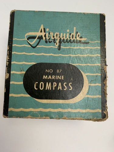 Vintage airguide marine compass no. 87  boat nautical navigation w/ box