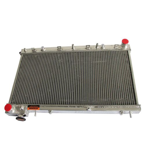 2row radiator for subaru forester impreza 1999-2002 2.2l 2.5l spawon h4  at mt