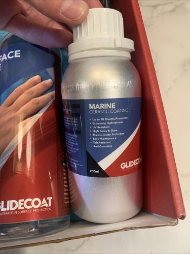 Glidecoat marine ceramic top coating kit - up to 300sqft - brand new