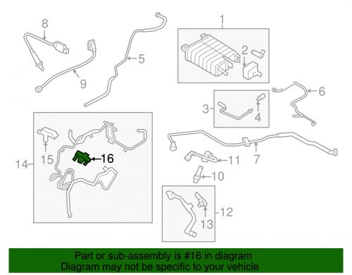 Genuine ford control assembly egr solenoid val jt4z-9e882-a