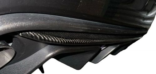 Abarth 500 595 rear diffuser lip bumper cover genuine carbon fibre black 3m s4