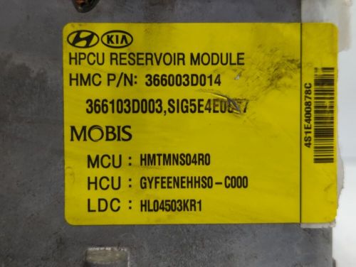 2014-2016 kia optima hybrid dc synergy drive power inverter f2a89