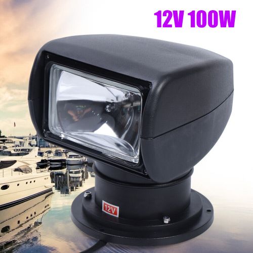 Boat remote control spotlight truck car marine remote searchlight 12v 100w bulb