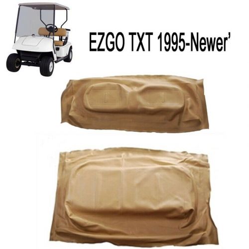 1 set cart tan lower front seat cover &amp; backrest for 1994-2017852-