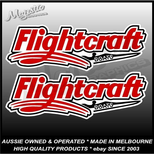 Flightcraft - boats - 450mm x 150mm x 2 - pair - boat decals