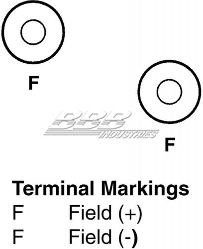 Alternator bbb industries 13317 reman