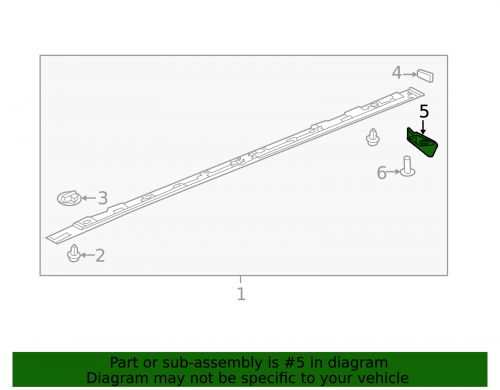 Genuine mazda deflector ghp9-51-pv1