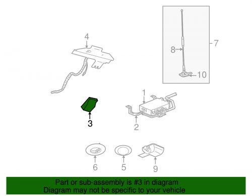 Genuine gm antenna assembly 12450669