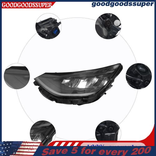 For 2020 2021 2022 hyundai sonata driver left side led headlight  black lamps