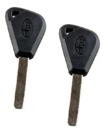 2x subaru impreza legacy outback tribeca key shell (no chip inside)