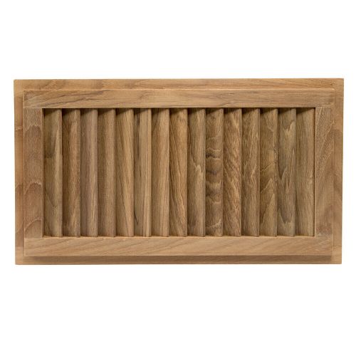 Whitecap teak louvered insert - 16&#034; x 9-1/8&#034; x 3/4&#034;