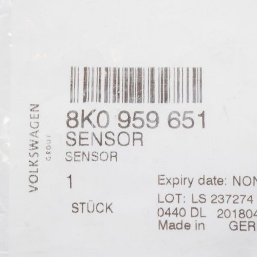 New audi a4 b8 crash impact sensor 8k0959651