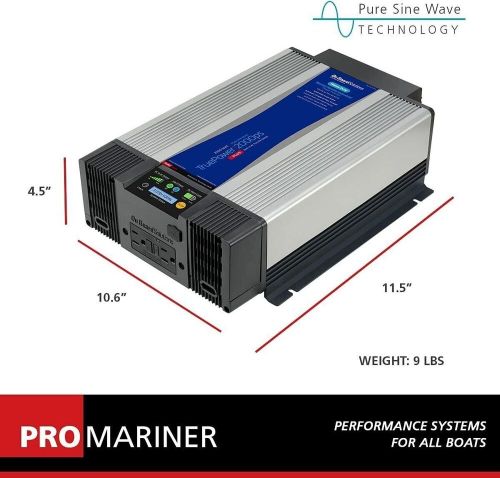 Promariner truepower plus modified sine wave and pure sine wave inverters