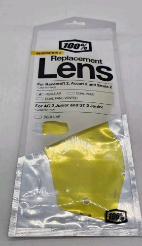 Ac2 st2 junior regular replacement lens sheet yellow lens 59077 00003